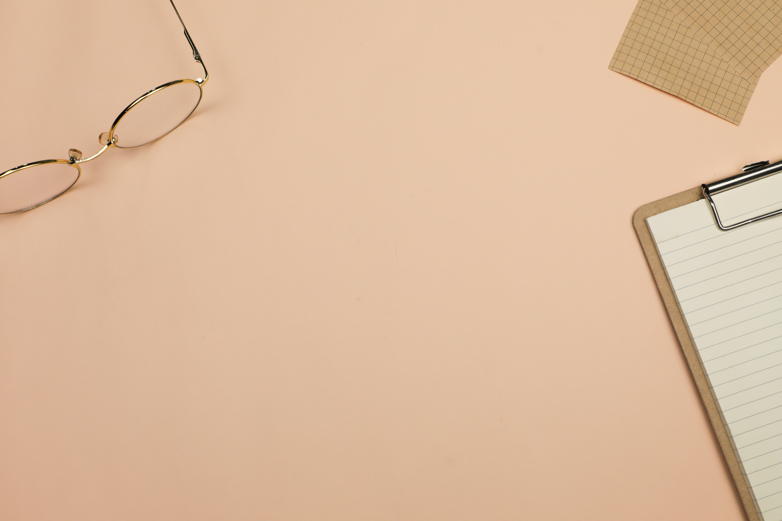 Work Flatlay Mockup Minimalist Background